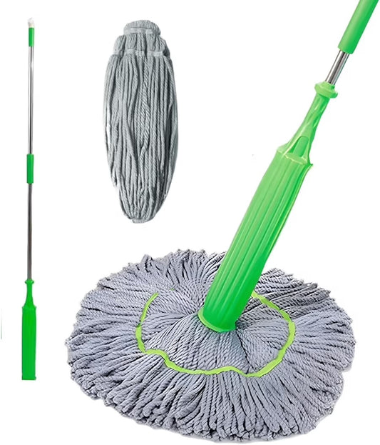 AquaTwist™ 360° Self-Wringing Microfiber Mop