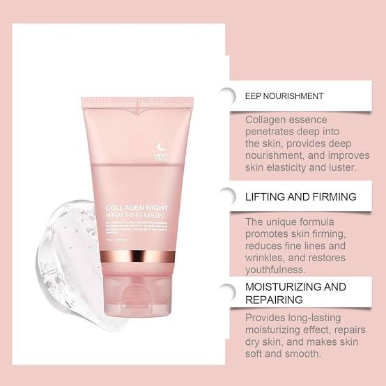 SKINCARE (Korean Special) Collagen Night Wrapping Anti-Wrinkle Peel Off Mask