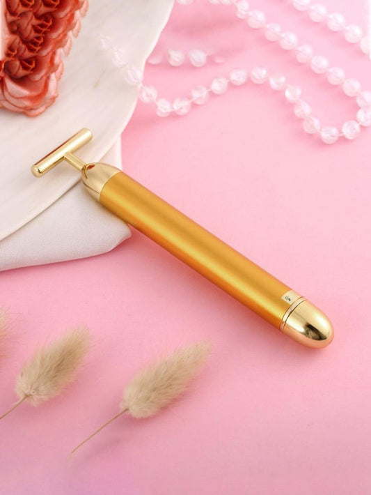 LUXÉ GLOW™ 24K Gold T-Shaped Facial Massage Roller