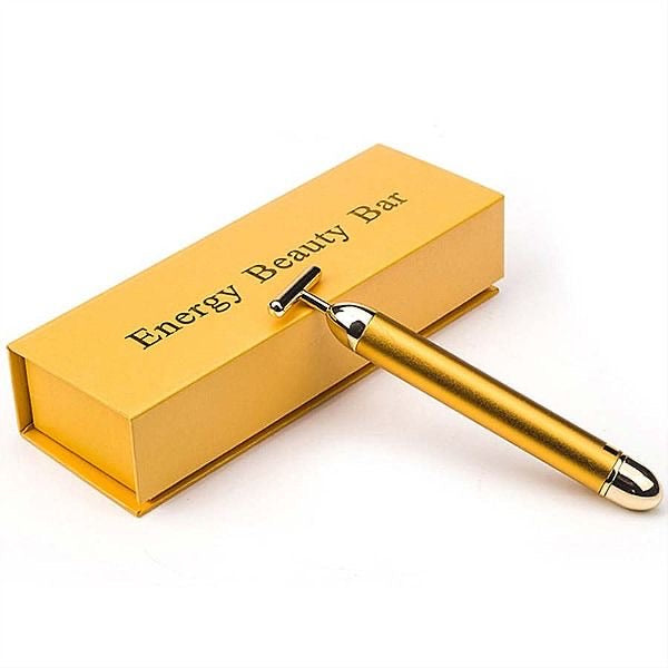 LUXÉ GLOW™ 24K Gold T-Shaped Facial Massage Roller