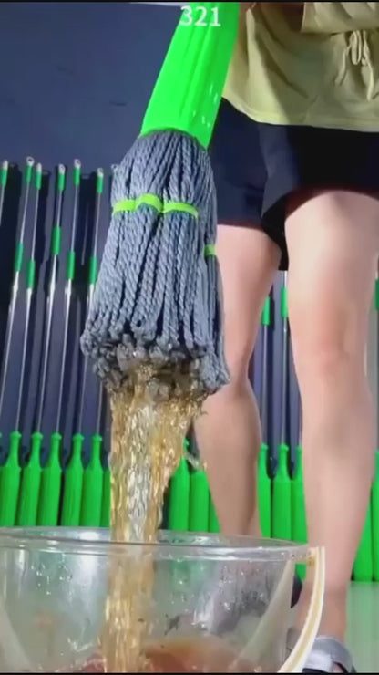 AquaTwist™ 360° Self-Wringing Microfiber Mop